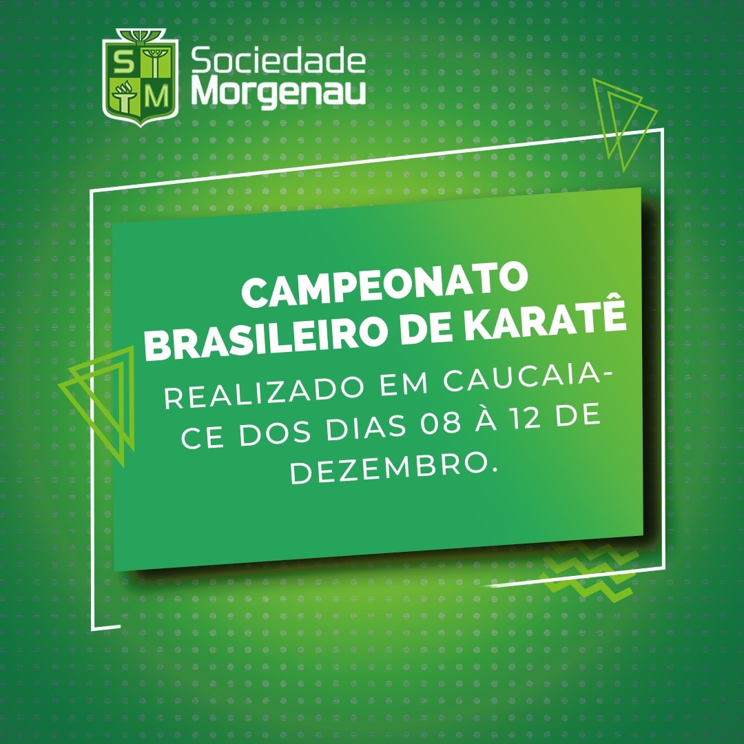Campeonato brasileiro de Karatê