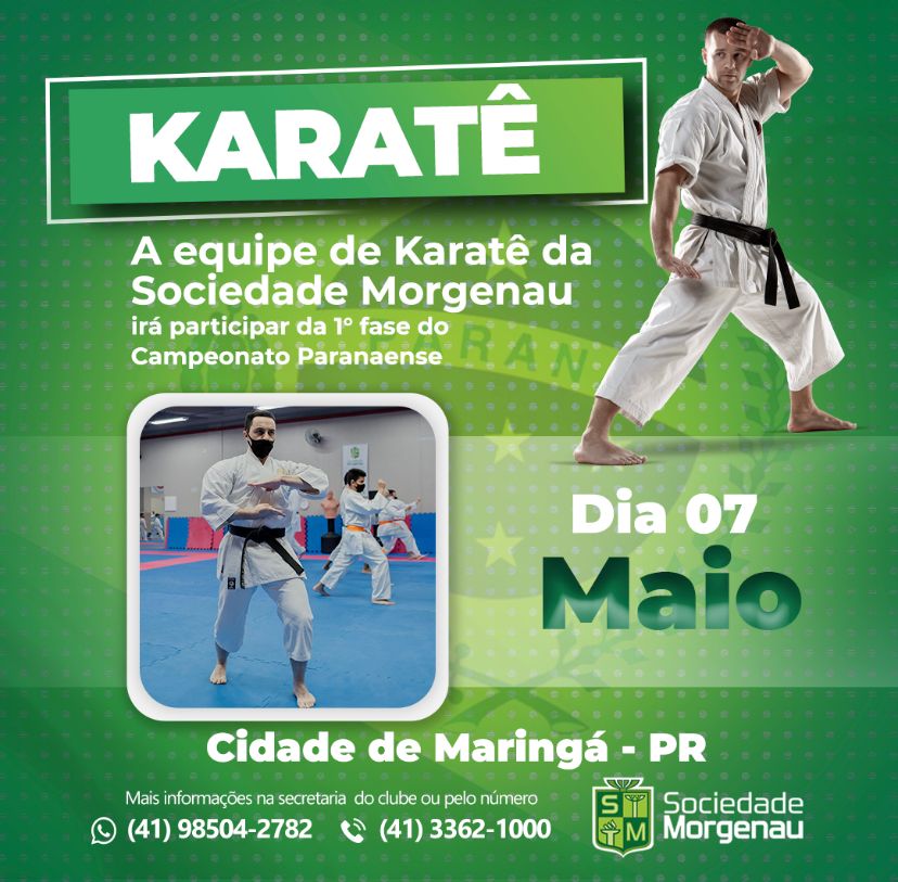 1° fase do Campeonato Paranaense de Karatê.