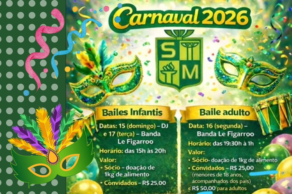 Carnaval 2026 na Sociedade Morgenau