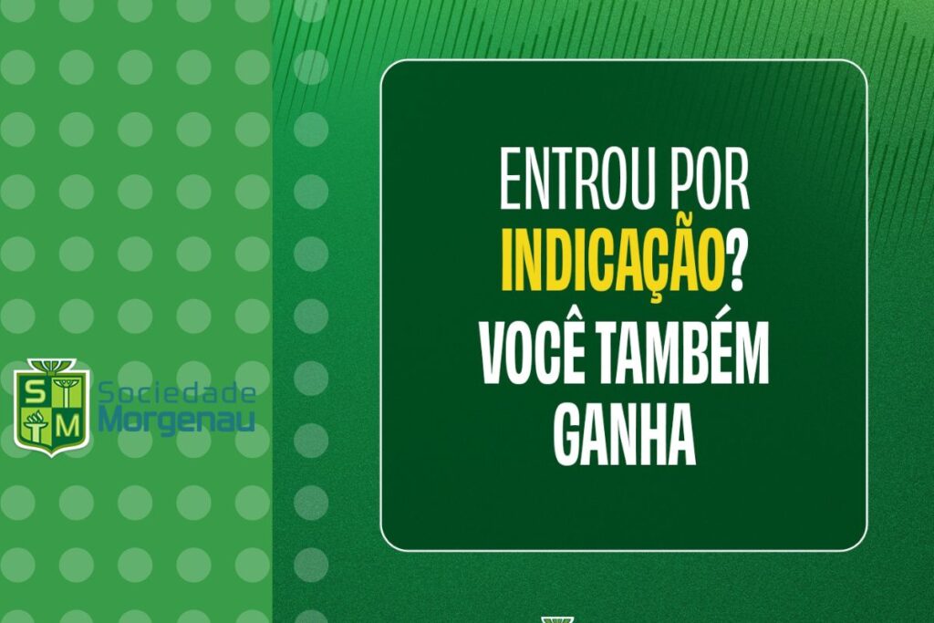 Você ganha, seu amigo ganha e o clube cresce junto.