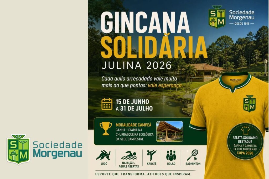 Gincana Solidária Julina 2026